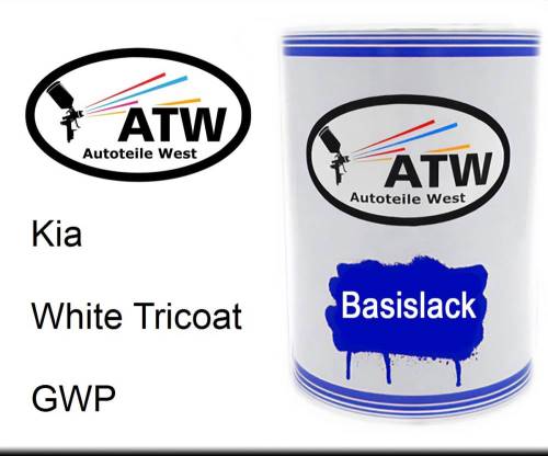 Kia, White Tricoat, GWP: 500ml Lackdose, von ATW Autoteile West.